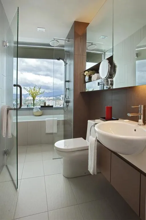 Phòng tắm hiện đại tại Somerset Kuala Lumpur