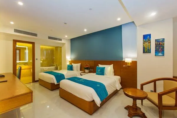 Phòng tắm tại Mandila Beach Đà Nẵng