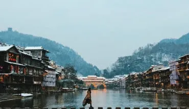 Phượng Hoàng Cổ Trấn mùa đông