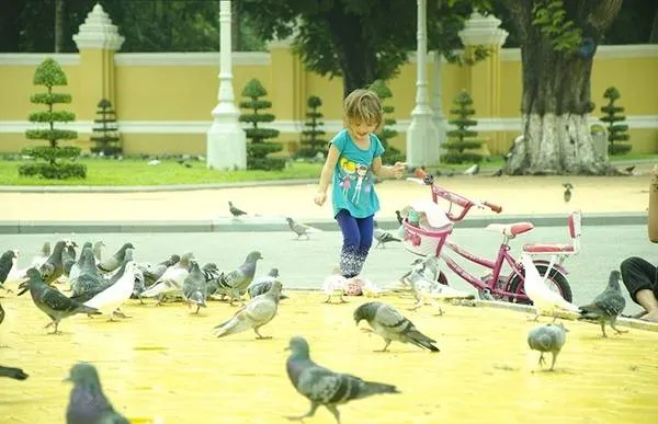 Quảng trường Hoàng Gia ở thủ đô Phnom Penh.