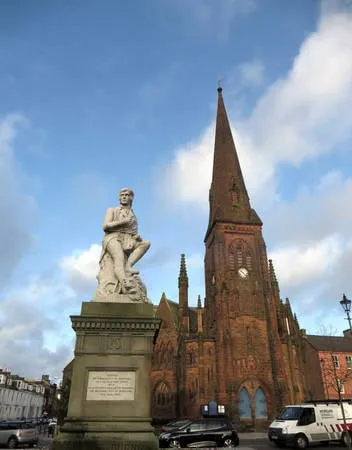 Robert Burns và nhà thờ Greyfriars