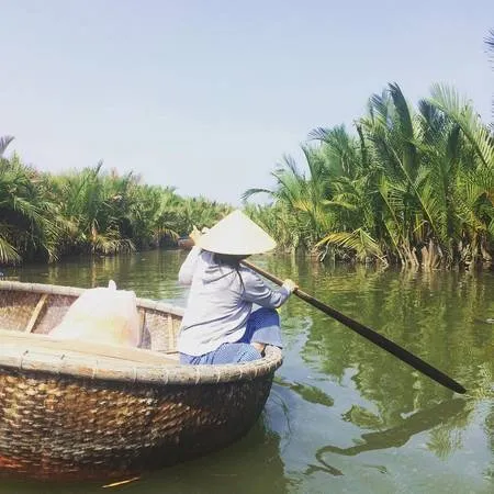 Rừng dừa Bảy Mẫu - Khung cảnh sông nước hữu tình. Ảnh: baonhieu.net
