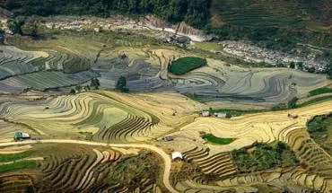 Ruộng bậc thang Bát Xát mùa nước đổ