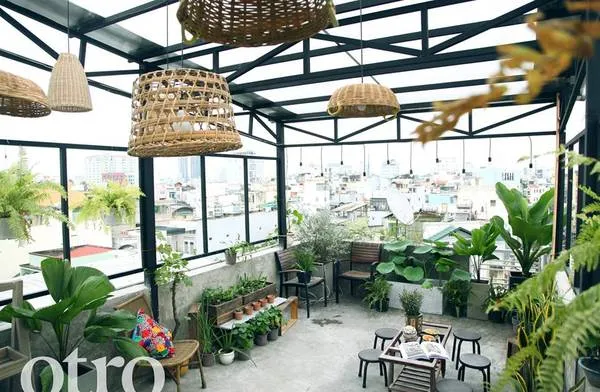 Sân thượng OTRO Homestay - nơi thư giãn lý tưởng. Ảnh: FB OTRO