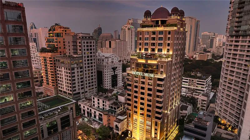 Sảnh khách sạn Muse Bangkok Langsuan