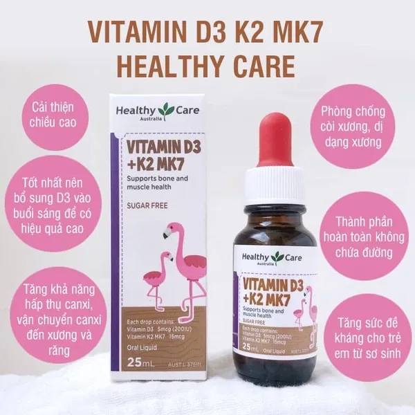 Siro Vitamin D3K2 MK7 Healthy Care