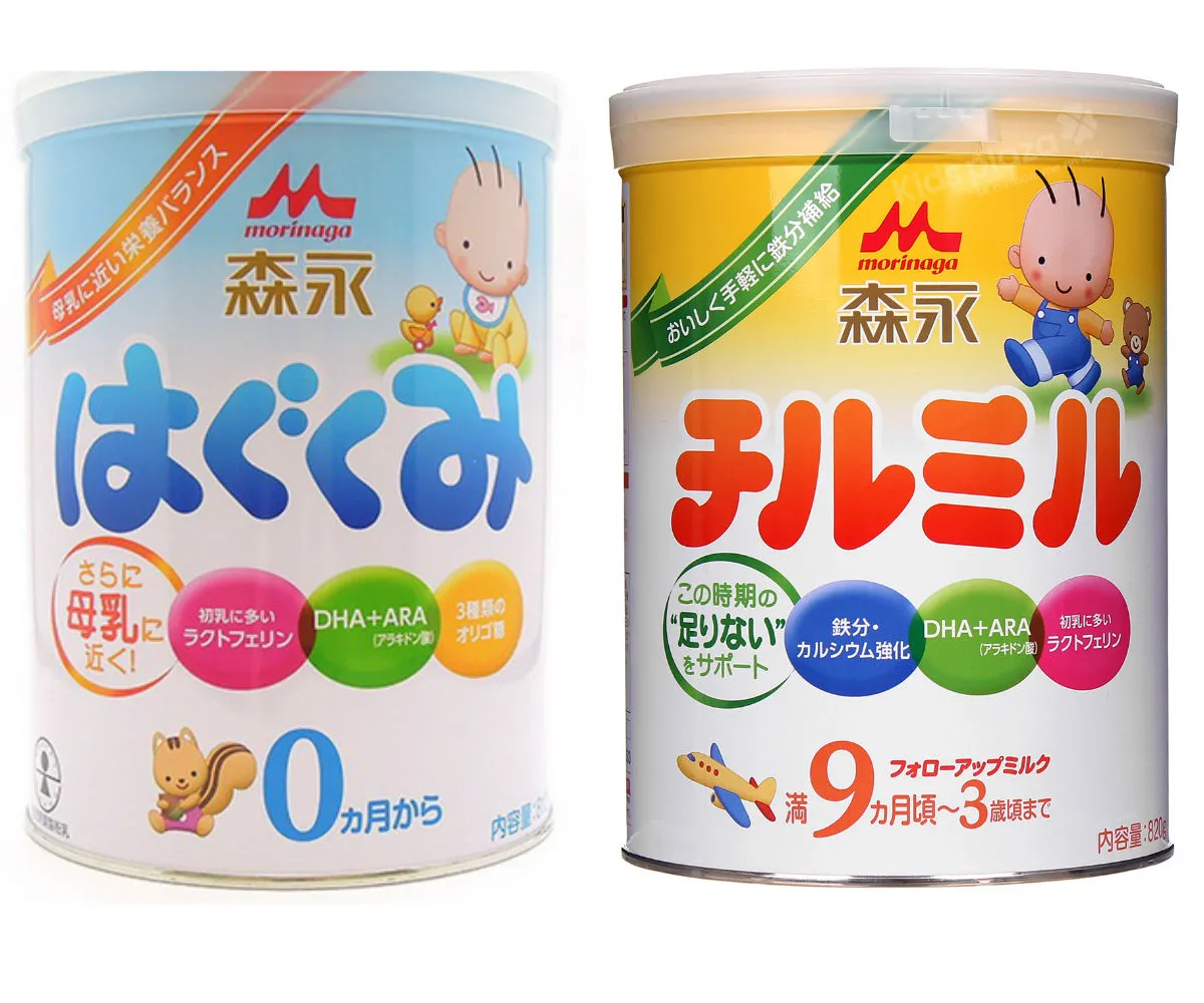 So sánh sữa Meiji và Morinaga