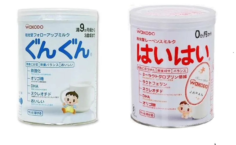 So sánh sữa Meiji và sữa Wakodo của Nhật