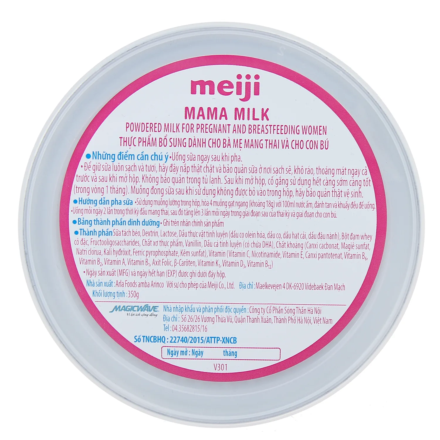 Sữa bầu Meiji Mama 350g