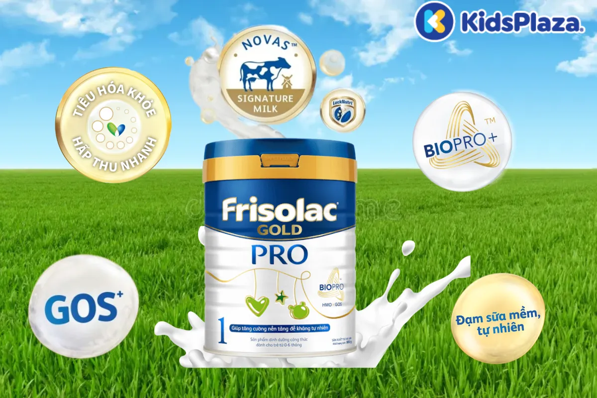 Sữa Friso Gold Pro ứng dụng công nghệ LockNutri