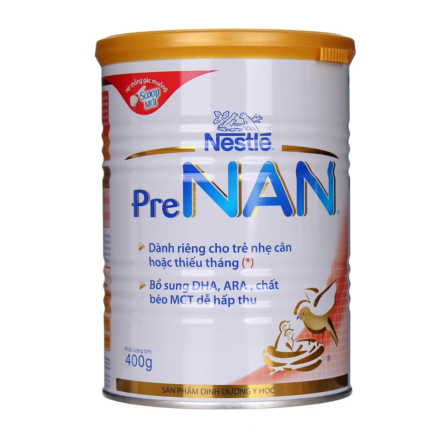 Sữa Nan Nestle Pre 400g cho bé nhẹ cân, thiếu tháng