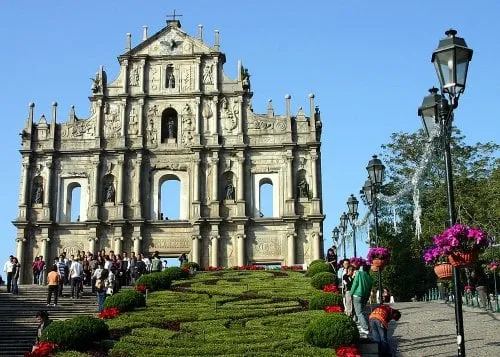 Tàn tích Nhà thờ Thánh Phaolô tại Macau