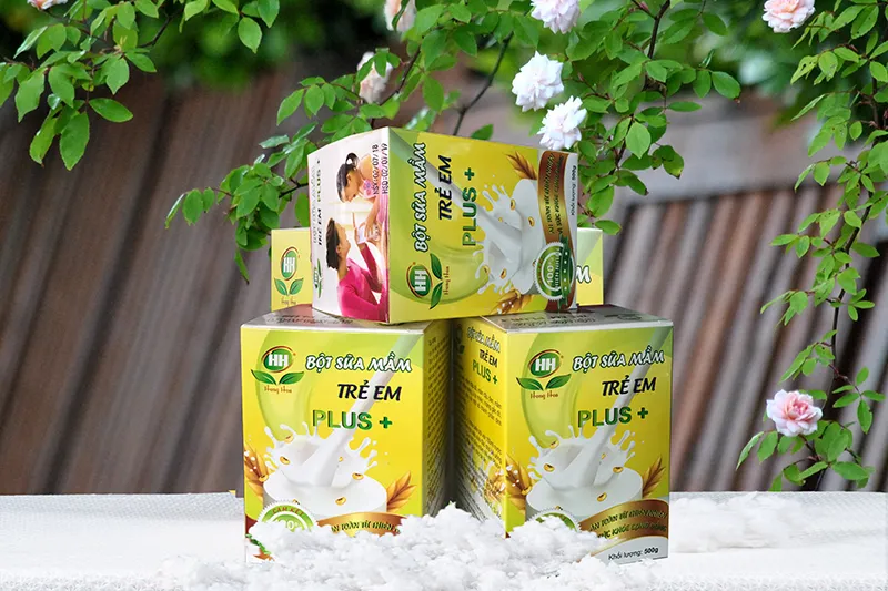 Thành phần bột sữa mầm trẻ em Plus+