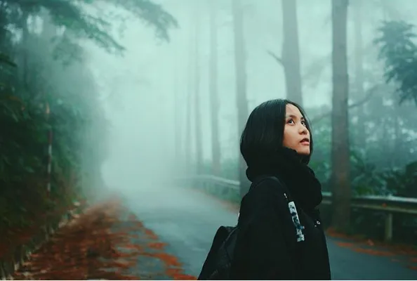 Thị trấn Tam Đảo nhìn từ trên cao. Ảnh: @akihana_