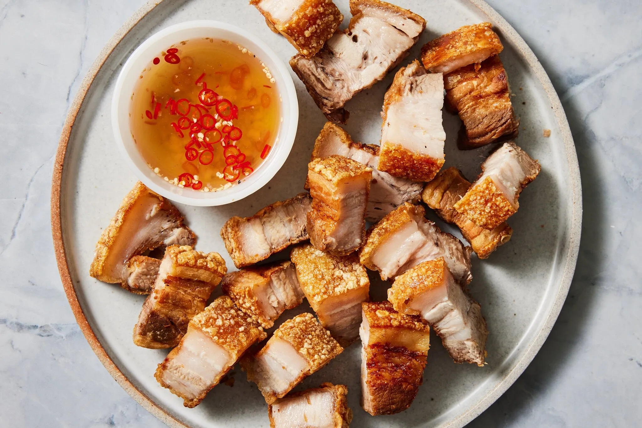 Thịt lợn chiên giòn Lechon Kawali