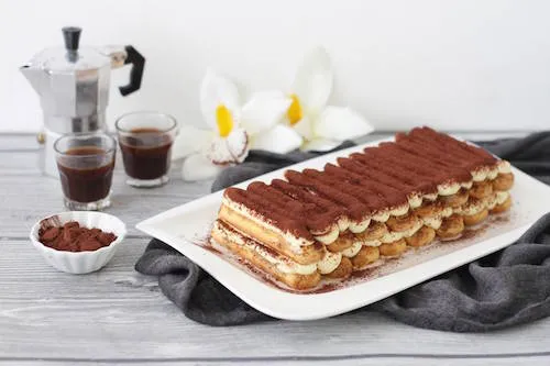 Tiramisu, món bánh tráng miệng nổi tiếng của Ý. Ảnh: Supplied.