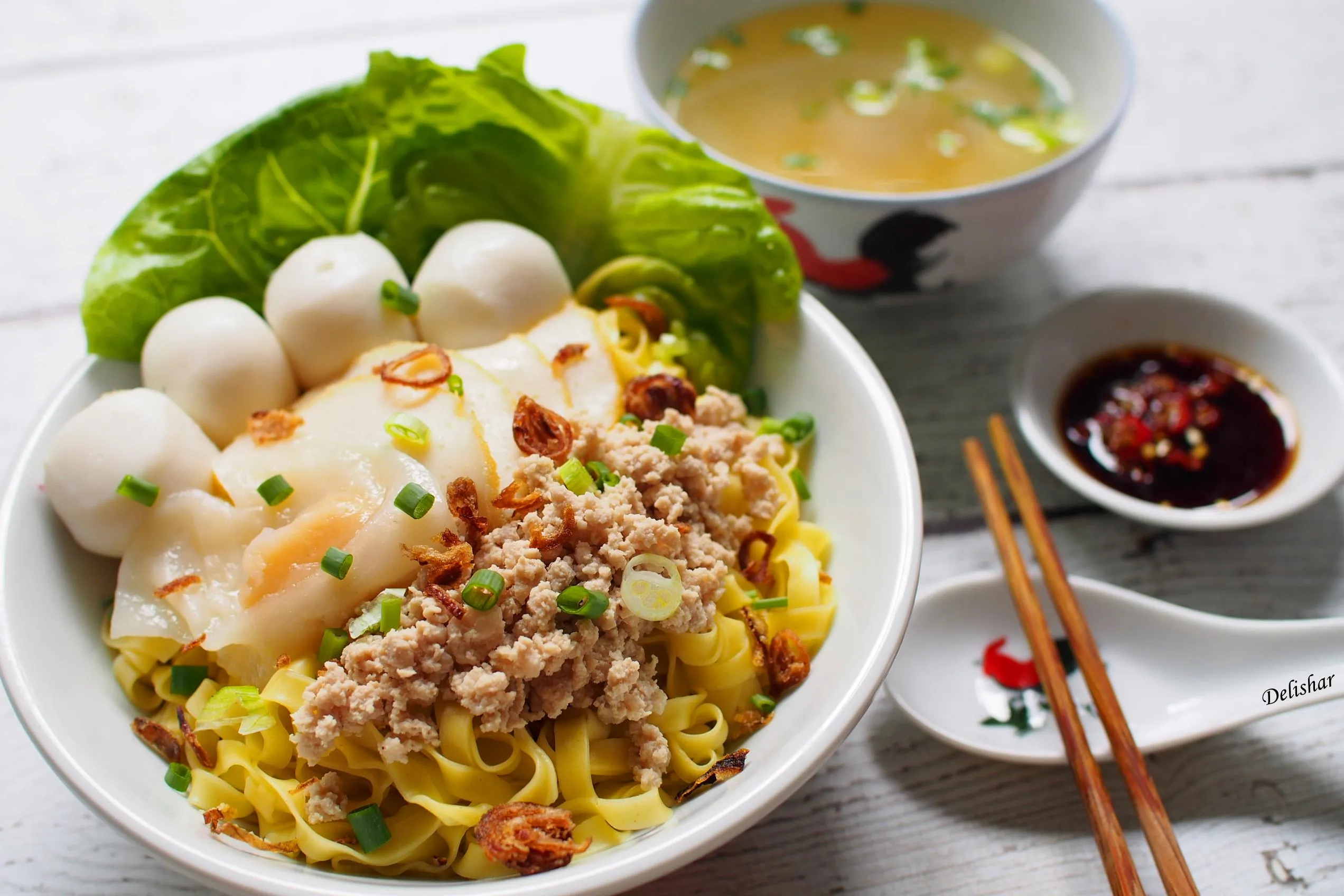 Tô mì Bak Chor Mee hấp dẫn