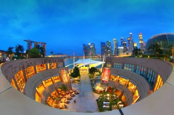 Toàn cảnh thành phố Singapore nhìn từ trên cao