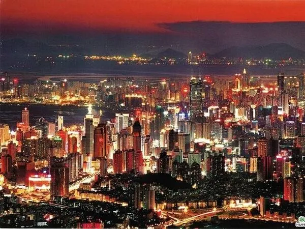 Toàn cảnh thành phố Thẩm Quyến hiện đại. Ảnh: Shenzhen - City.1-themes.com.
