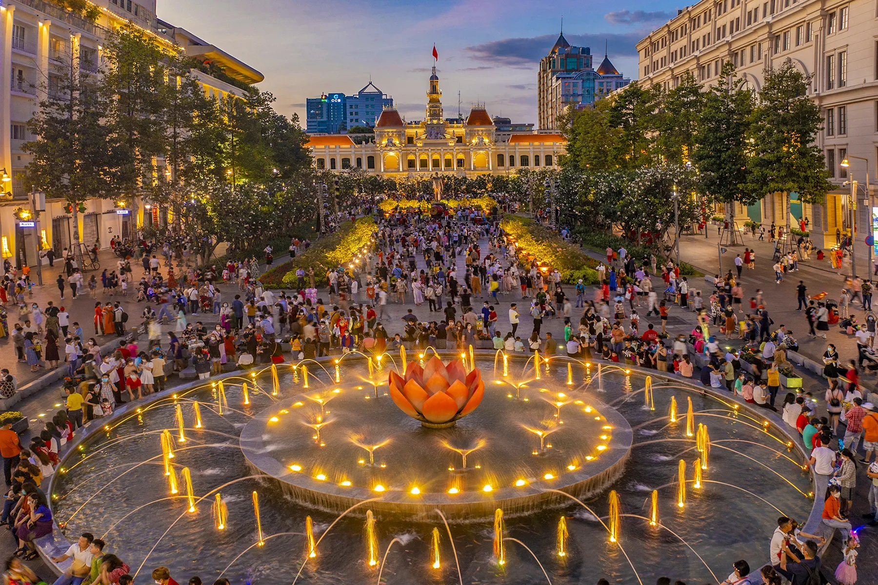 TP. Hồ Chí Minh là điểm đến hấp dẫn để ghé thăm vào năm 2025. Ảnh: Báo ảnh Việt Nam