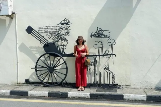 Tranh tường 3D tại phố cổ George Town, Penang