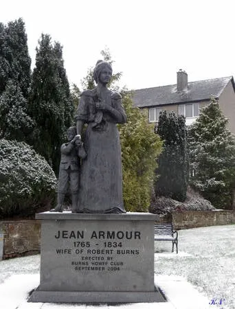 Tượng người vợ Jean Armour