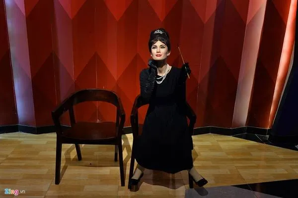 Tượng sáp Audrey Hepburn tại bảo tàng tượng sáp Hạ Long