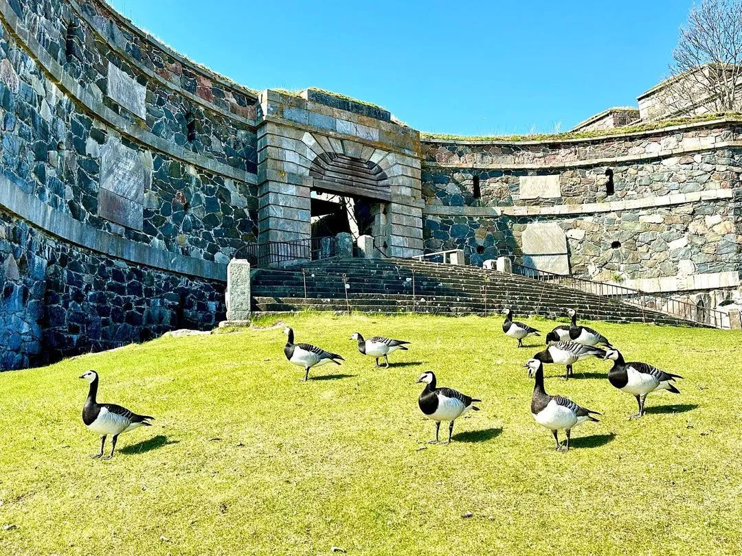 Tường thành kiên cố của Pháo đài Suomenlinna