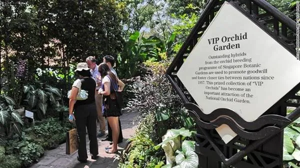 Vườn Phong Lan Quốc Gia, nơi trưng bày bộ sưu tập phong lan đa dạng.