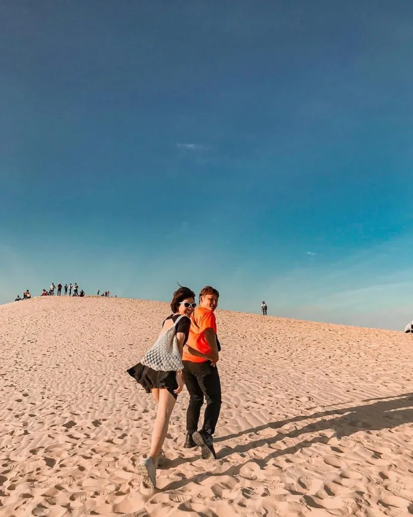 Xe địa hình tại Bàu Trắng