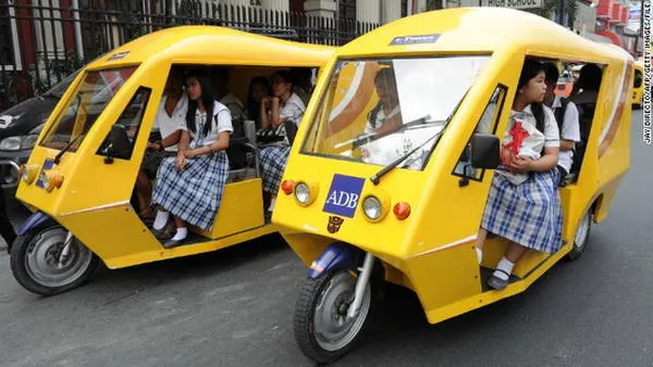 Xe tuk tuk điện tại Manila, Philippines