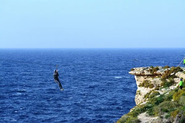 Zipline tại Malta